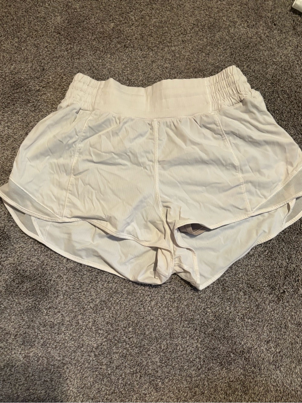 lululemon athletica Cream Women’s Athletic Shorts